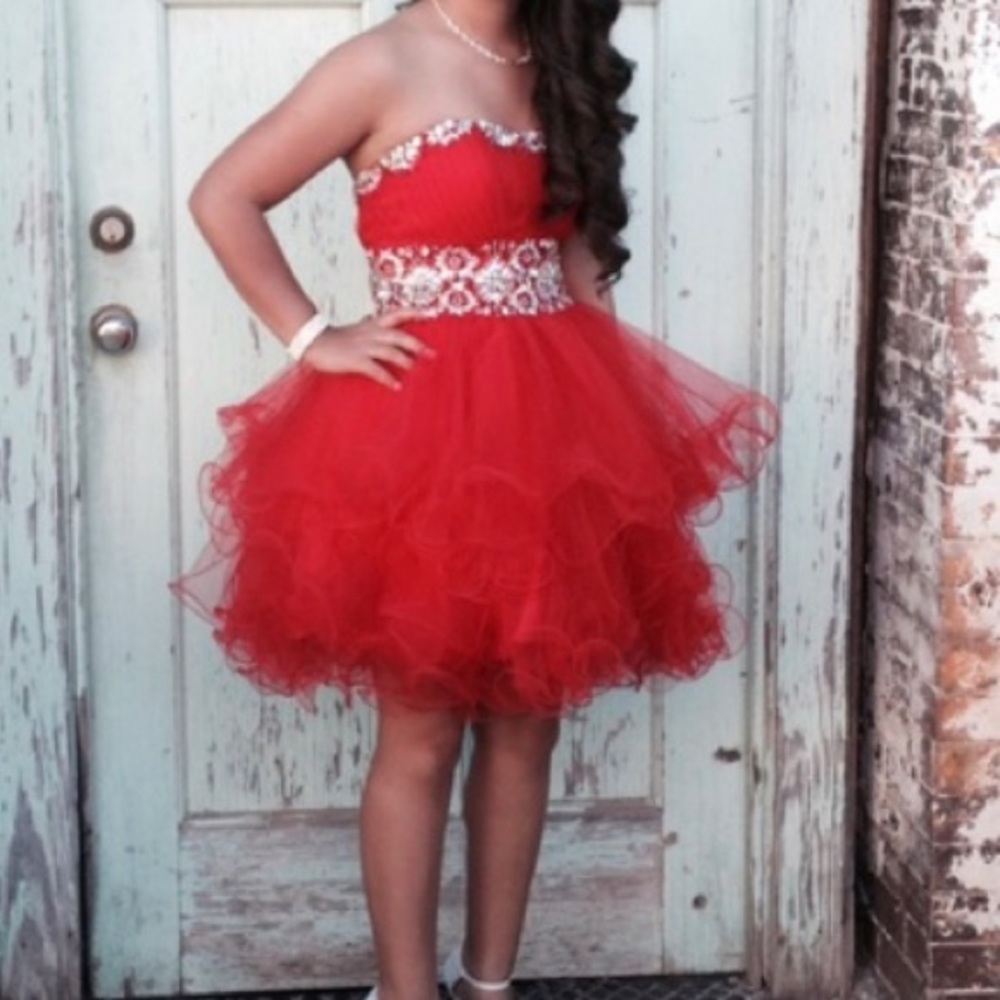 Red Homecoming dress
